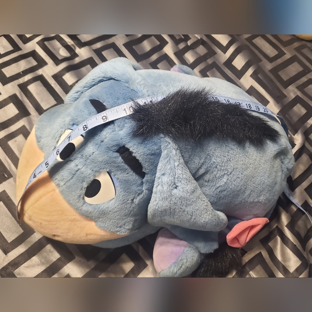 Disney Eeyore Talking Plush large 12 inch tall and about 20 inches long  Blue